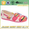 Cheaper and smaller shoes for girls canvas shoes with MOQ 24 pairs